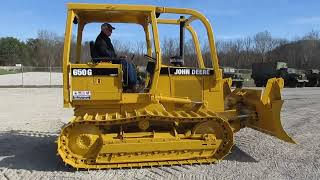 1996 John Deere 650G LT Dozer Very Clean CampC Equipment [upl. by Enyrehtak]