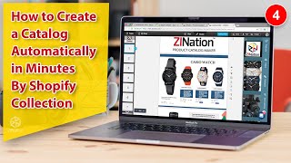 How to Create a Catalog Automatically in Minutes By Shopify Collection [upl. by Ellenwahs]