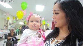 Juliannas 1st Birthday Party  October 13 2013  itsJudysLife Vlog [upl. by Gula900]