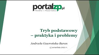 Tryb podstawowy – praktyka i problemy [upl. by Eimorej]