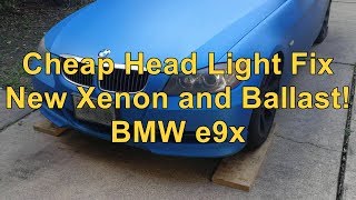 BMW Xenon Headlight and Ballast Replacement [upl. by Juan]