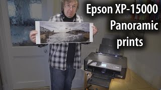 Making Epson XP15000 panoramic prints custom paper sizes [upl. by Yves]