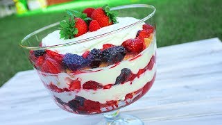 Trifle recipe  Sweet and delicious dessert [upl. by Ecirtal]