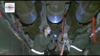 Boeing B52 Stratofortress Bomb Bay Inspection [upl. by Glenine]