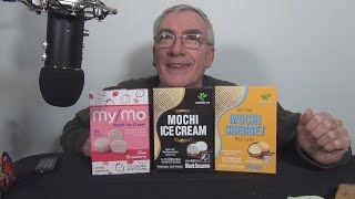 ASMR Eating Three New Mochi Ice Cream Flavors Whispering [upl. by Hsu]