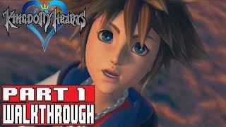 KINGDOM HEARTS 1 HD PS4 Gameplay Walkthrough Part 1  DESTINY ISLAND KH 15  25 [upl. by Neelyhtak232]