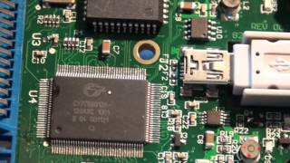 Inside the Clone Agilent 82357B GPIB controller [upl. by Etnud]