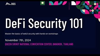 DeFi Security 101 [upl. by Lebar]