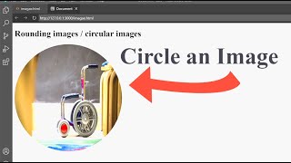 How To Create Rounded and Circular Images With CSS [upl. by Col252]