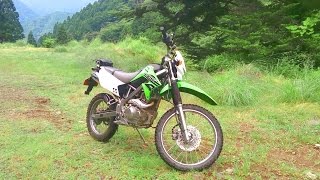 Kawasaki KLX125 走ってみた60【フルバンク停車・林道剣抜大洞線②】 [upl. by Fennie362]