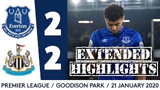 EXTENDED HIGHLIGHTS EVERTON 22 NEWCASTLE UNITED [upl. by Horatio723]