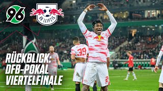 Rückblick  DFBPokal Viertelfinale vs Hannover 96 [upl. by Sairahcaz]