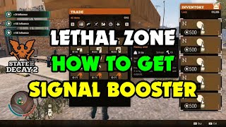 HOW TO GET SIGNAL BOOSTER  State of Decay 2 [upl. by Tessie]