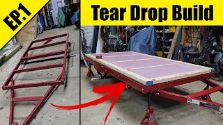 TearDrop Camper Build  The Floor  EP 1 [upl. by Itteb343]