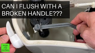 How To Replace A Broken Toilet Handle  Lever [upl. by Emile571]