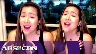 Angeline Quinto sings Carol Banawas Iingatan Ka  Kapamilya Chat Exclusives [upl. by Rosita]