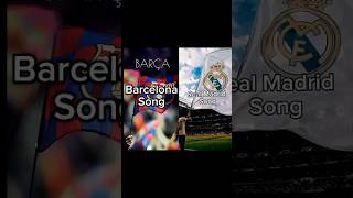 Visca Barca song❤️💙 or Hala Madrid song🤍🤍 [upl. by Murtagh]