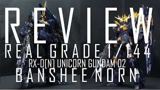 PERFECT GRADE RX0 GUNDAM 160 Unicorn and Banshee Norn REVIEW [upl. by Egamlat493]