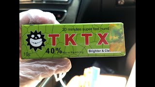 TKTX Tattoo Numbing Cream Review 2021 [upl. by Geoff]