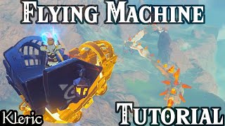 Breath of the Wild Indepth Flying Machine Tutorial [upl. by Ellerrad941]