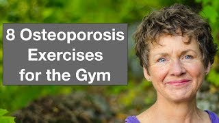 Weight Training and Osteoporosis • 8 Gym Exercises [upl. by Lindell545]