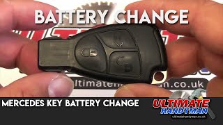 Mercedes key battery change [upl. by Revolc788]