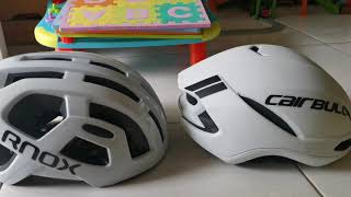 Helm sepeda CAIRBULL CB06 Aero Review VS RNOX Raceday [upl. by Twedy142]