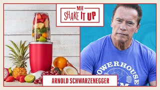 Arnold Schwarzenegger Shares His Protein Shake Secret  Shake It Up  Mens Health [upl. by Estele]