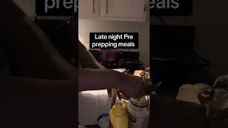 Late night pre prepping meals for my 5 grandchildren trending mealprep [upl. by Lienet]