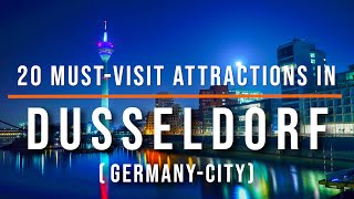 20 MustVisit Attractions in Dusseldorf Germany  Travel Video  Travel Guide  SKY Travel [upl. by Yduj]