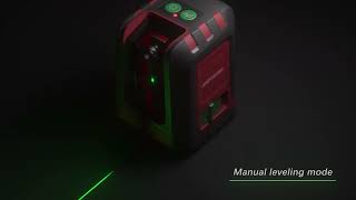 Meterk™ 30m Horizontal and Vertical Crossline Green Beam Self Leveling Laser [upl. by Telimay]