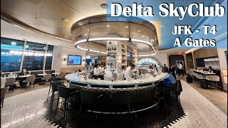 Lounge Review Delta SkyClub JFK  Terminal 4  A Gates [upl. by Sigismondo819]