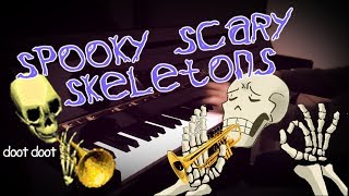 Spooky Scary Skeletons  Piano Cover Sheet Music [upl. by Ahgem980]