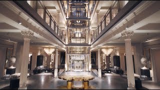 Restoration Hardware Flagship Store Tour  House Beautiful [upl. by Melgar]