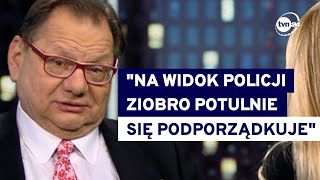 quotJest mocny ale w słowachquot  Kalisz o aluzjach Ziobry do użycia broni wobec policjantów TVN24 [upl. by Onin707]