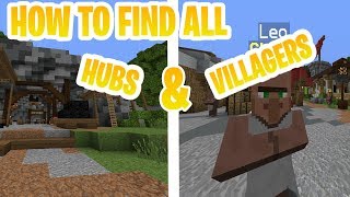 Hypixel Skyblock Tutorial  How To Find All The Villagers amp Hub Locations [upl. by Swen]