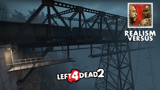 LEFT 4 DEAD 2  DETOUR AHEAD  REALISM VERSUS [upl. by Ahsekyw983]