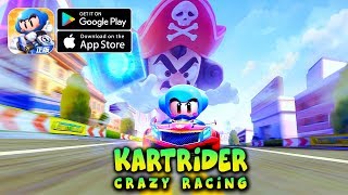 KartRider Crazy Racing  Official Release Gameplay AndroidIOS [upl. by Maitund]