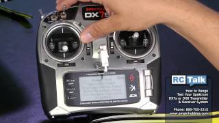 How To Range Test Your DX7S Transmitter AMain Hobbies RC Talk [upl. by Aihtnys]