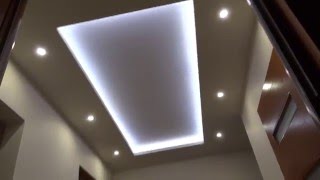 Sufit podwieszany taśma led Ceiling lights led strip [upl. by Atinreb]