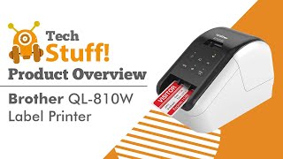 Brother UK QL810W Wireless Label Printer  TechStuff Overview [upl. by Levine]