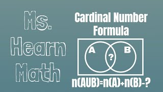 Set Theory Chapter Introduction to Cardinal Number Formula [upl. by Charbonnier372]