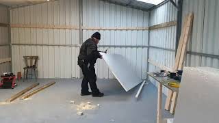 How I insulated and clad my steel shed [upl. by Lyndy185]