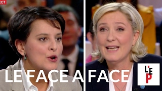 Faceàface Marine Le Pen  Najat VallaudB  LEmission politique le 10 février 2017 France 2 [upl. by Bowler940]