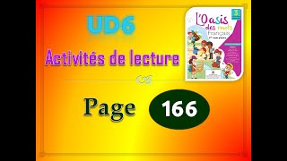 loasis des mots page 166 3AEP UD6 activités de lecture 166 [upl. by Aniram]