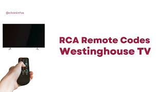 RCA Universal Remote Codes For Westinghouse TV [upl. by Llennor]