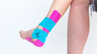 TRUETAPE® Achilles Tendonitis  Kinesiology Tape Instruction [upl. by Lidda]