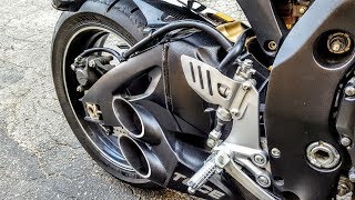 Suzuki GSXR 750 TOCE Exhaust Sound Flyby [upl. by Hirsh]