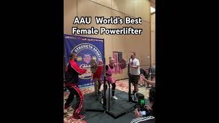 AAU World Champion Best Overall Female Powerlifter 2023 Debra Stefan [upl. by Philips]