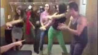 Grachi 3  Elenco Grachi baila Gangman style  FanGrachiMundo [upl. by Courcy]